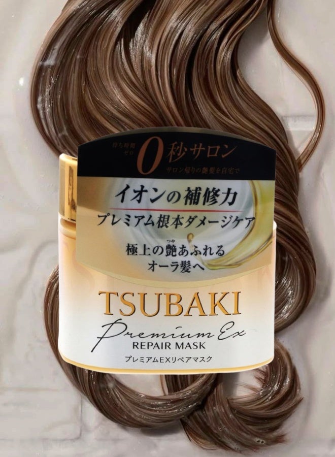 Tsubaki 11 Pieces Shiseido Tsubaki Premium Ex Repair Hair Mask 180gram - Image 2