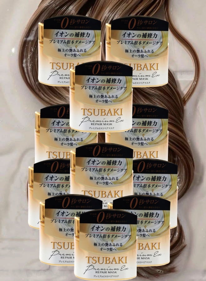 Tsubaki 11 Pieces Shiseido Tsubaki Premium Ex Repair Hair Mask 180gram - Image 1