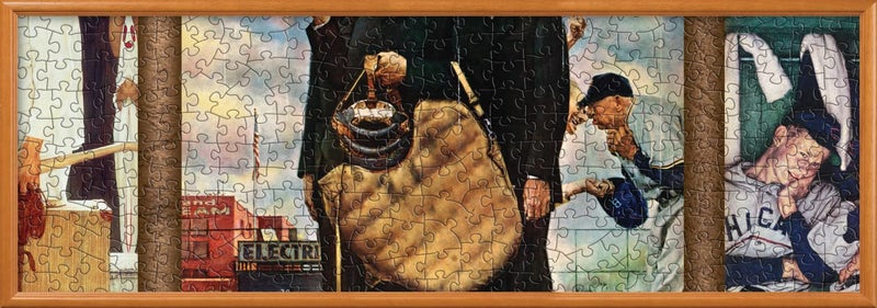 MasterPieces 1000 Piece Jigsaw Puzzle for Adults, Family, Or Kids - Baseball Collection by Norman Rockwell - 13"x39" - Image 4