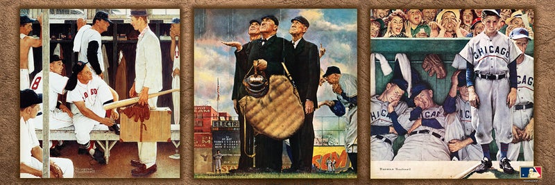 MasterPieces 1000 Piece Jigsaw Puzzle for Adults, Family, Or Kids - Baseball Collection by Norman Rockwell - 13"x39" - Image 2