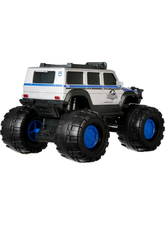 MATCHBOX Matchbox Jurassic World Dominion 1:24 Scale Vehicle, '14 Mercedes-Benz G 550 Truck with Large Wheels, Collectible Toy Car  - Image 5