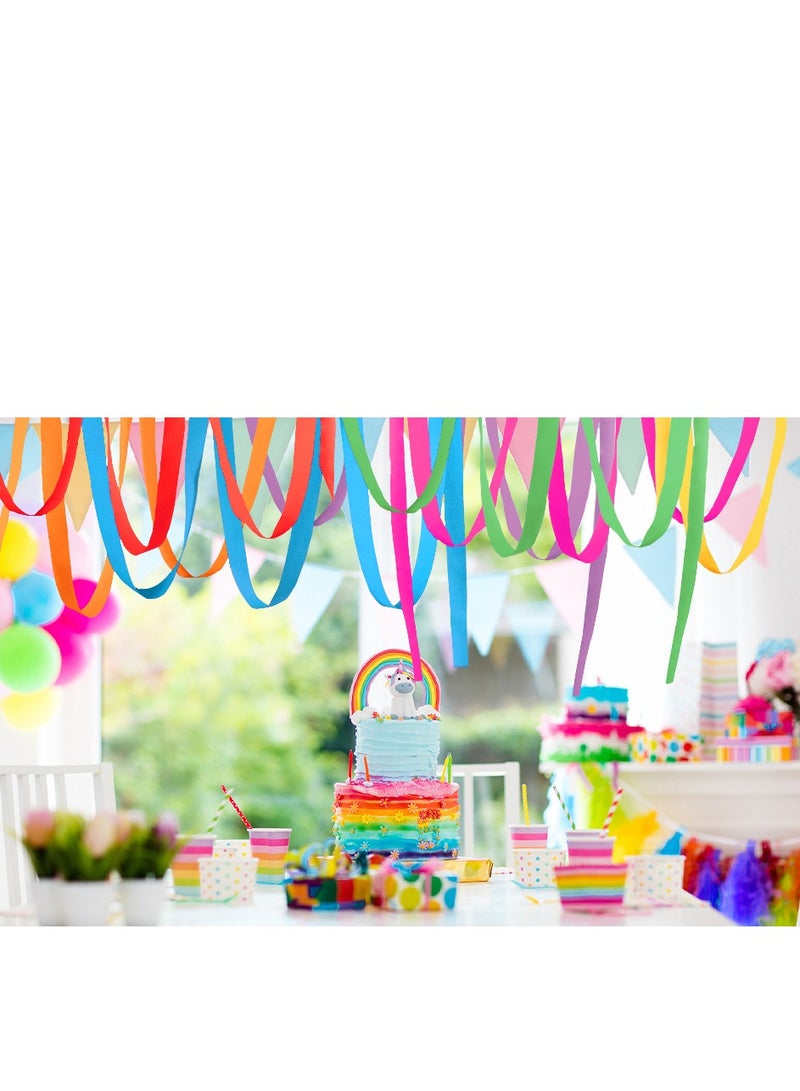 كريب ورق غاسل لون واحد 1.5 بوصة اللون الأصفر حزمة من 24 - Image 4