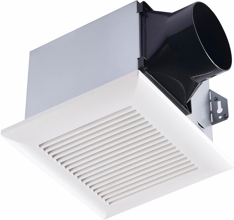 Tech Drive Bathroom Exhaust Fan 80 CFM, 0.8 Sone, 4-Inch Duct,No Attic Access Needed,Super Quiet Ventilation Fan, Easy to Install Ceiling Mounted, White, ETL Certified - Image 1
