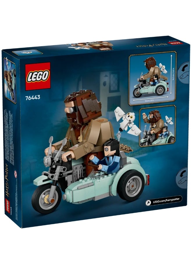 LEGO LEGO - Harry Potter Hagrid & Harry's Motorcycle Ride 617 Pieces - 76443  - Image 5