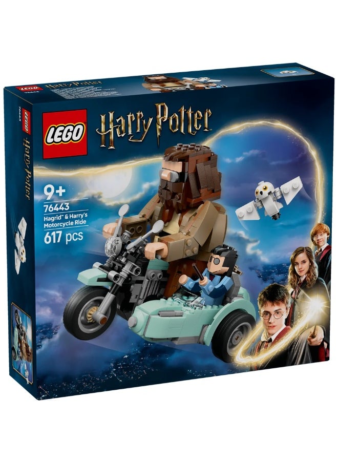 LEGO LEGO - Harry Potter Hagrid & Harry's Motorcycle Ride 617 Pieces - 76443  - Image 1