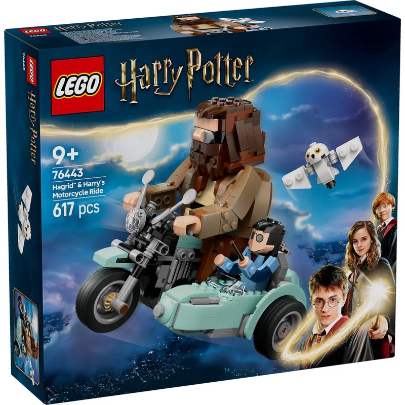 LEGO - Harry Potter Hagrid & Harry's Motorcycle Ride 617 Pieces - 76443 - Image 1