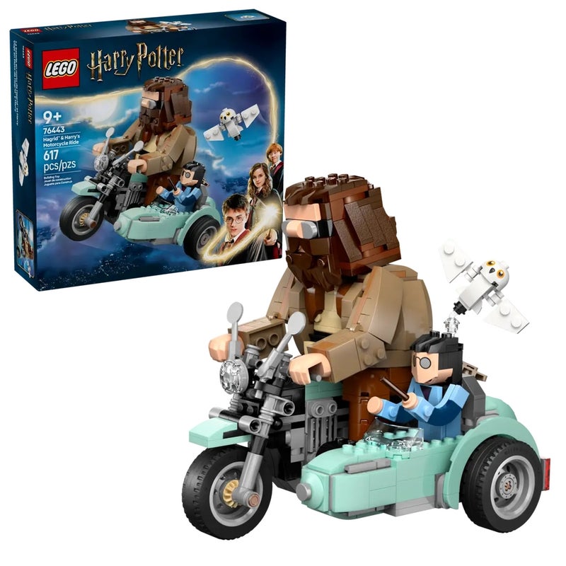 LEGO - Harry Potter Hagrid & Harry's Motorcycle Ride 617 Pieces - 76443 - Image 2
