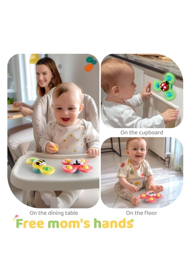 Suction Cup Spin Toy for 1 Year Old Boys Girls | Spin Top Baby Toy 12 - 18 Months - Image 4