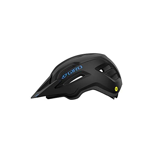 Giro Fixture II MIPS Mountain Bike Helmet for Men, Women, Kids, and Adults – Matte Black/Blue Logo, Universal Youth (50-57cm) - Image 2