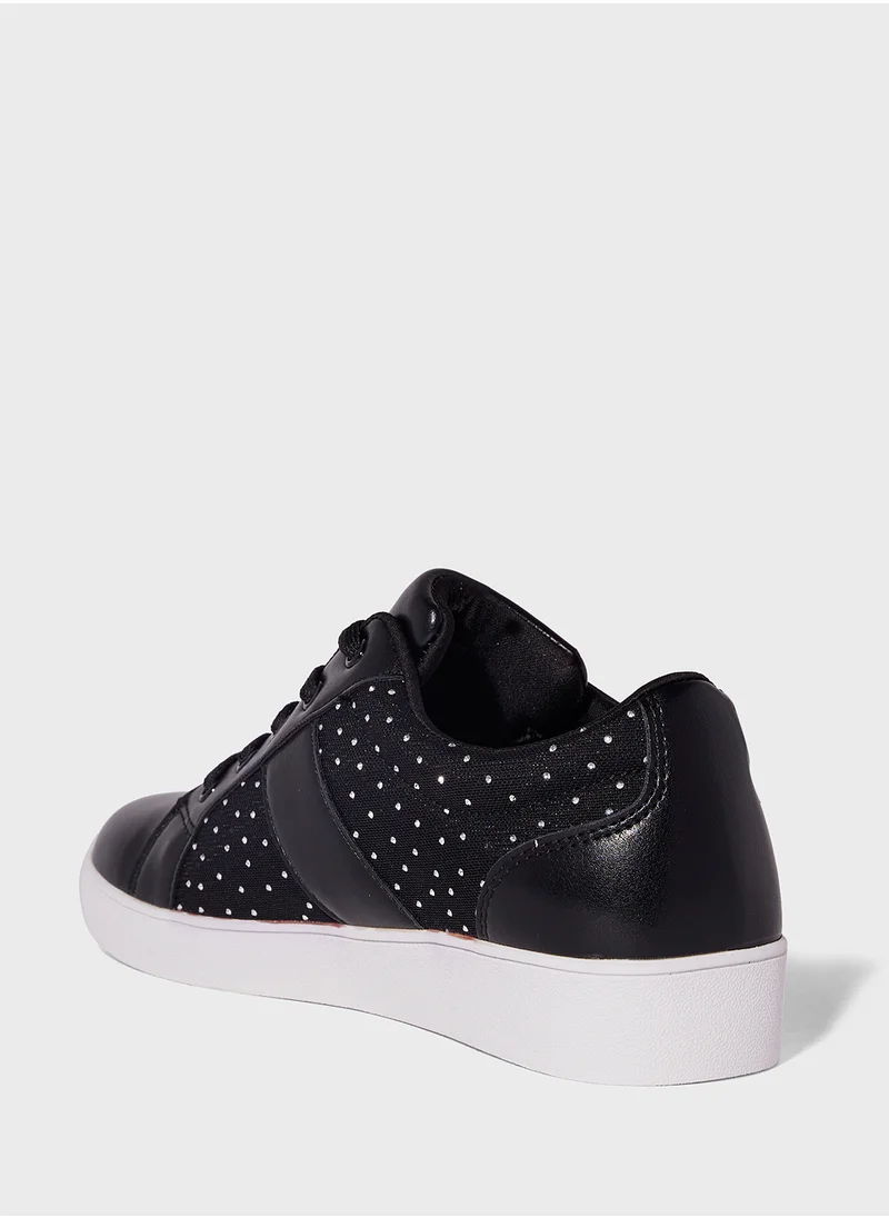 جينجر Diamante Casual Sneakers