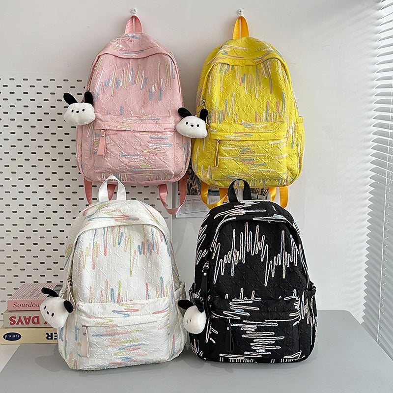 Stylish Soft Girl Backpack - Cute Ins Mini School Bag for Spring Outings - Image 2
