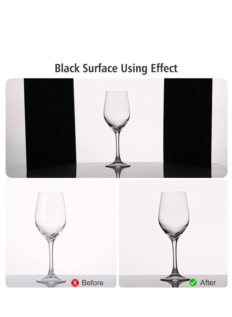 Lighting 3 In 1 Light Reflector Cardboard Photography Folding Diffuser for Glass Ceramic Jewelry Cosmetics Food Product Still Life Photo Shooting Thick Paper Double Sided Board (A3 Gold) - Image 4