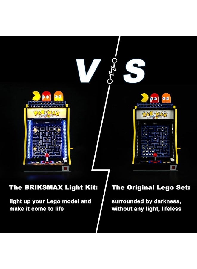 BRIKSMAX BRIKSMAX Led Lighting Kit for LEGO-10323 PAC-Man Arcade - Compatible with Lego Icons Building Blocks Model- Not Include Lego Set  - Image 4