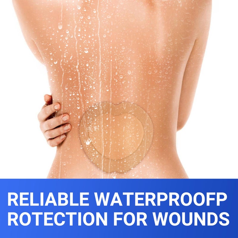 Bioemmalab Large Waterproof Bandages Wound Care 7"x 7" Silicone Foam Dressings Sensitive Skin,10 PCS, Adhesive Bordered Pads for Bed Sore Pressure Relief Sacral Buttocks, Showering, Sterile Sacrum Care - Image 5