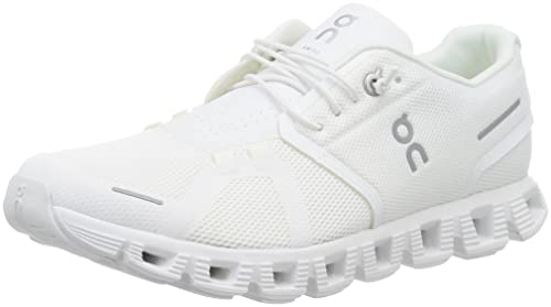 On Men's Cloud 5 Sneakers, All White, 8 - Image 1
