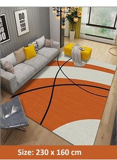 fashionhome New Style Washable Sticky Printed Floor Carpet Rug 230 x 160 cm, Rectangle  - Image 2