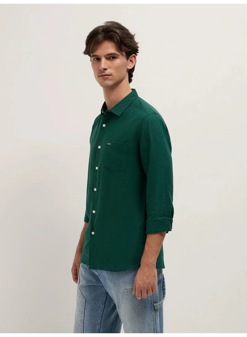 THE BEAR HOUSE  Men’s Long Sleeve Shirt – Classic, Comfortable and Stylish Essential for Work, Travel or Casual Outings for Men | Best Price UAE