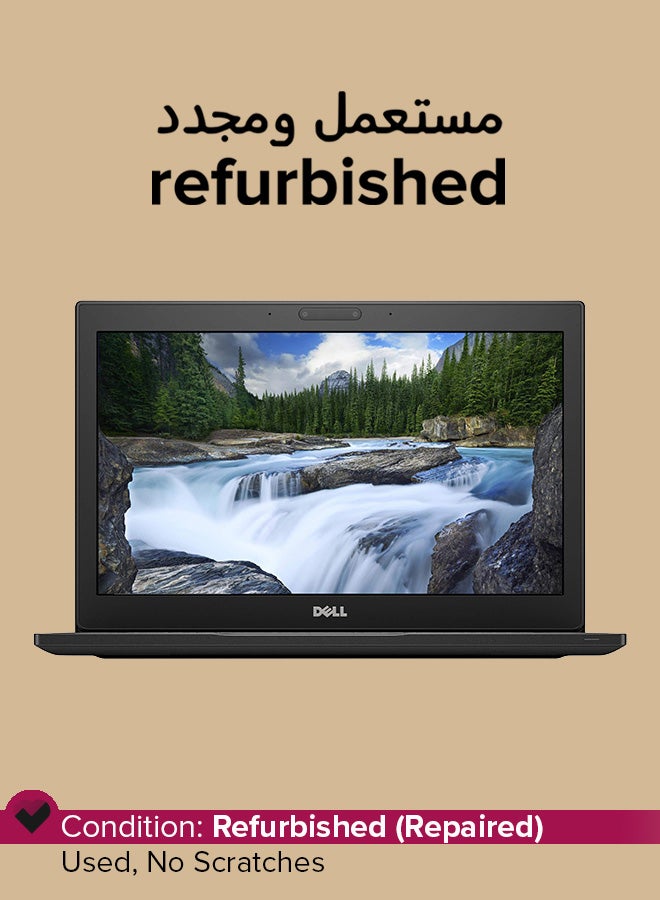 ديل مستعمل ومجدد - لابتوب لاتيتيود E7290 (2018) بشاشة مقاس 12.5 بوصة ومعالج إنتل كور i5/ الجيل الثامن/ ذاكرة رام سعة 8 جيجابايت/ محرك أقراص SSD سعة 256 جيجابايت/ بطاقة رسومات إنتل بدقة فائقة الوضوح 620 اللغة الإنجليزية أسود - Image 1