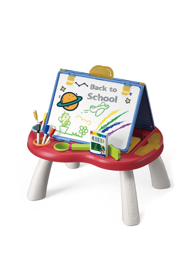 Customized Double-sided Magnetic Painting Whiteboard Chessboard Toy Processing Children's Early Education Portable Double-sided Painted Blackboard OEM-Color:050-34  - Image 4