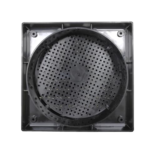 Ardnib 6 Inch Vent Cover/Ventilation Vent Cover/Chimney Pipe outer Vent Cover/Used for Anti Cockroach, Lizards, Insects, 150 mm Exhaust Fan Cap Chimney Pipe Cowl (ABS BLACK, 6 INCH) - Image 5