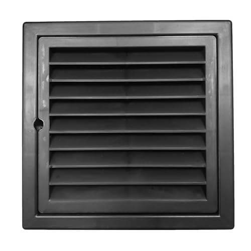 Ardnib 6 Inch Vent Cover/Ventilation Vent Cover/Chimney Pipe outer Vent Cover/Used for Anti Cockroach, Lizards, Insects, 150 mm Exhaust Fan Cap Chimney Pipe Cowl (ABS BLACK, 6 INCH) - Image 1