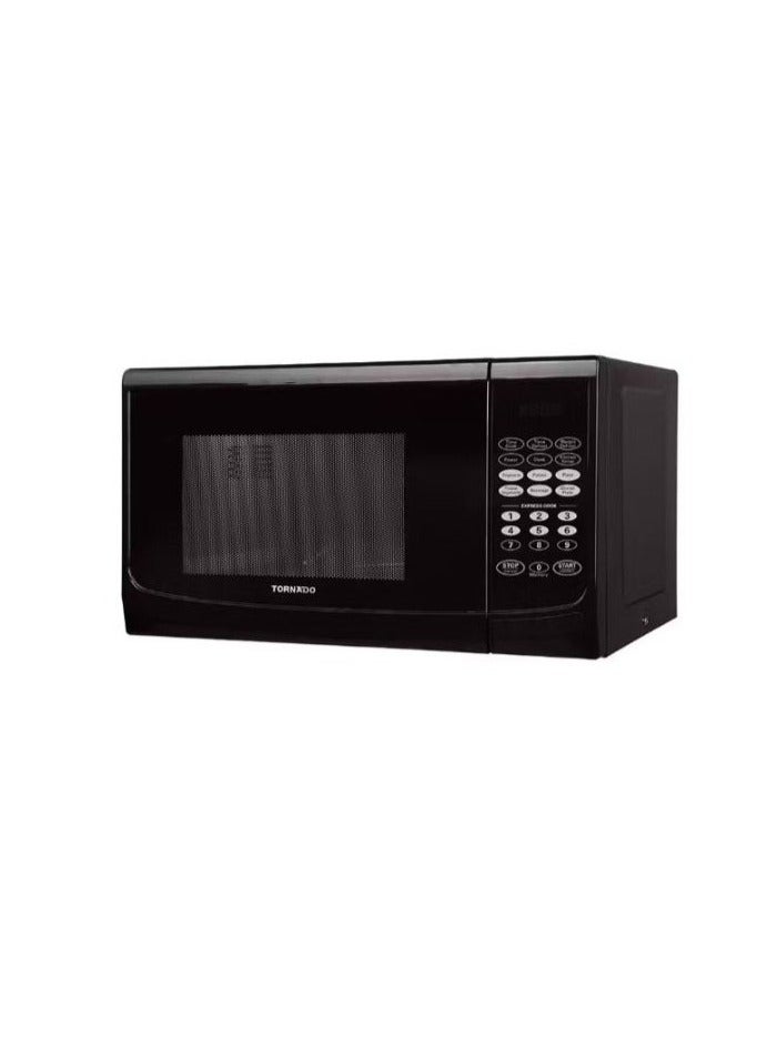 TORNADO Microwave Solo 28 Liter 900 Watt 6 Menus Black TMD-28S-BK 