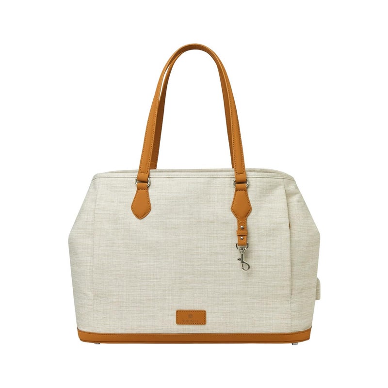 Nordace Siena Pro Tote Grande - Spacious 15 Inch Laptop Work Tote Bag for Everyday & Travel (Beige) - Image 1