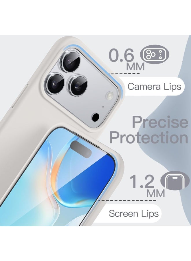 ACLIX iPhone 17 Pro Case Liquid Soft Silicone iPhone 17 Pro Cover Anti Scratch with Inside Microfiber Lining Shockproof Protective Phone Case for iPhone 17 Pro 6.3 inch - Image 3
