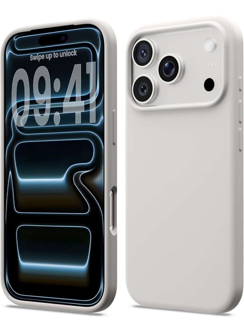 ACLIX iPhone 17 Pro Case Liquid Soft Silicone iPhone 17 Pro Cover Anti Scratch with Inside Microfiber Lining Shockproof Protective Phone Case for iPhone 17 Pro 6.3 inch - Image 5