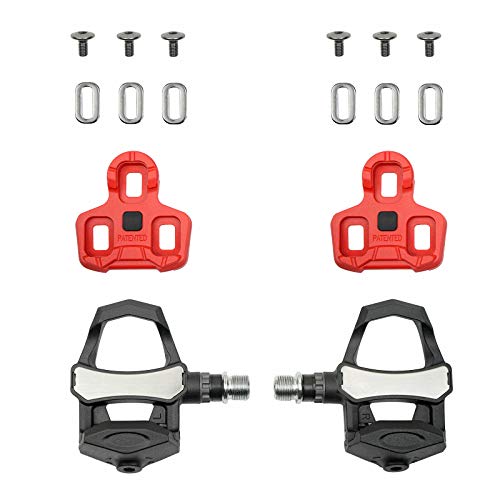 Venzo Sealed Cycling Road Bike Bicycle Clipless Pedals Compatible with Look Keo (NOT Compatible with Shimano SPD-SL or Look Delta Cleats) 9/16" with Cleats - Image 3