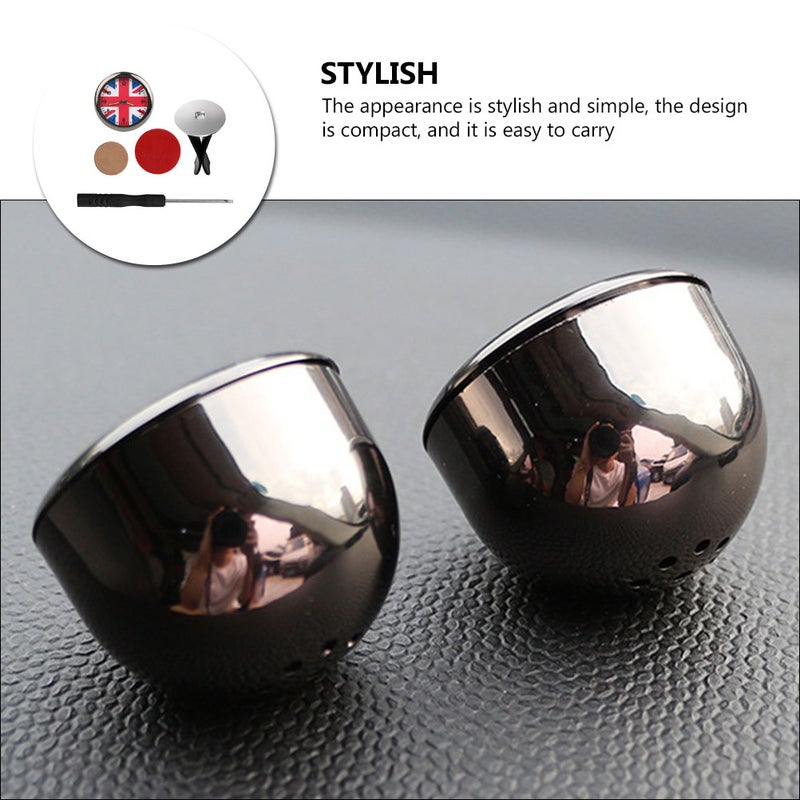 1 Set Car Interior Union Jack Clock Stainless Clock Decoration - Image 4