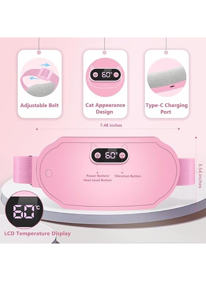 وسادة تدفئة محمولة بدون سلك – تسخين سريع وتدليك لتخفيف تقلصات الدورة والعناية الشهرية - Image 2