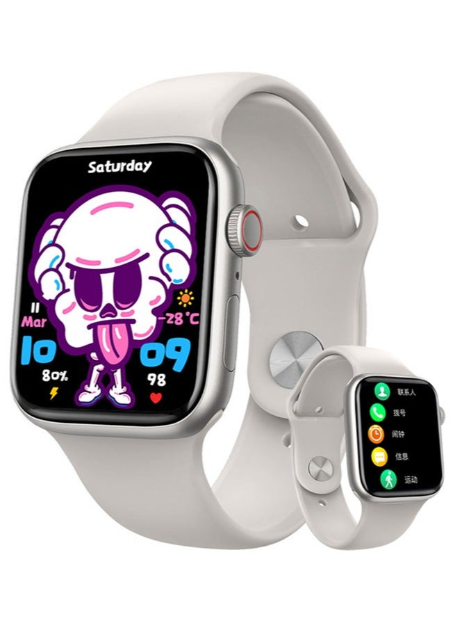 Smart Watches for Women Men, 2.15" HD Smartwatch with Multiple Sports Modes, IP67 Waterproof, Bluetooth Call Sleep Monitor,Silver - Image 1