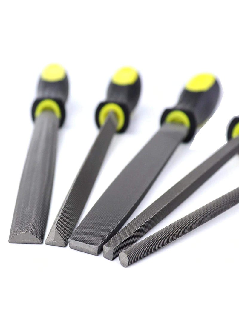 DIY Crafts Diy Crafts India 686 Wood File Steel File Rasp 8 Inch RoundFlatSquareTriangleHalfround Metal Files Multicolor  - Image 3