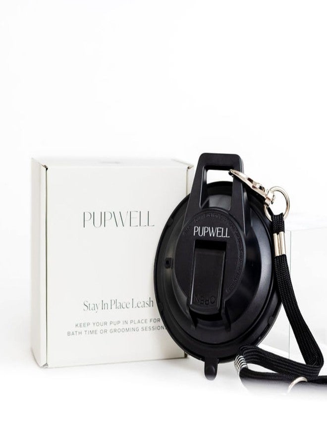 Pupwell Stay in Place and Heavy Duty Suction Cup Dog Leash to Keep Them in Place for Bath Time and Grooming with an Adjustable Loop - Image 1