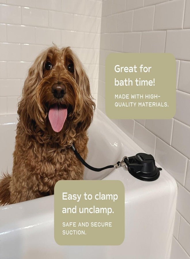 Pupwell Stay in Place and Heavy Duty Suction Cup Dog Leash to Keep Them in Place for Bath Time and Grooming with an Adjustable Loop - Image 5