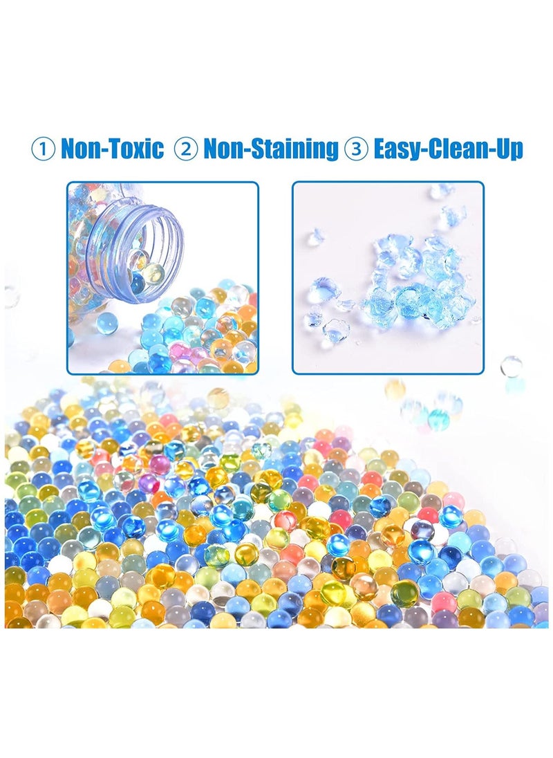 DUSALA - Gel Ball Blaster Refill Ammo Water Bullets Beads 6 Pack–60,000 Rounds Per Pack – Compatible with Gel Blasters Ammo Splatter Ball Gun - Image 1