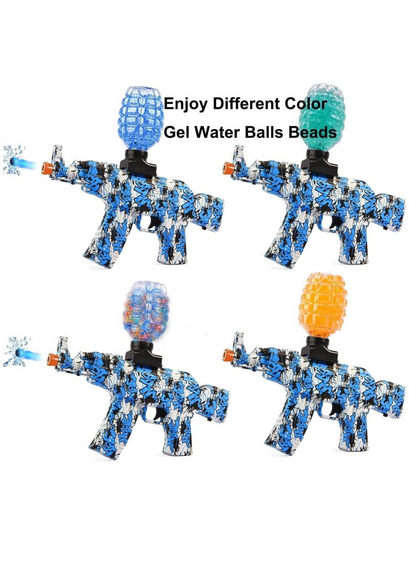 DUSALA - Gel Ball Blaster Refill Ammo Water Bullets Beads 6 Pack–60,000 Rounds Per Pack – Compatible with Gel Blasters Ammo Splatter Ball Gun - Image 1