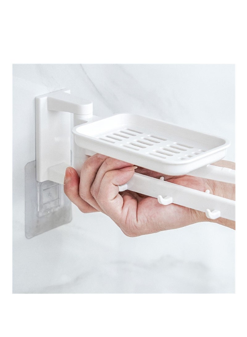 Kutis Creative Rotating Hook Storage Rack Bathroom Holder Kitchen Tools - Image 5