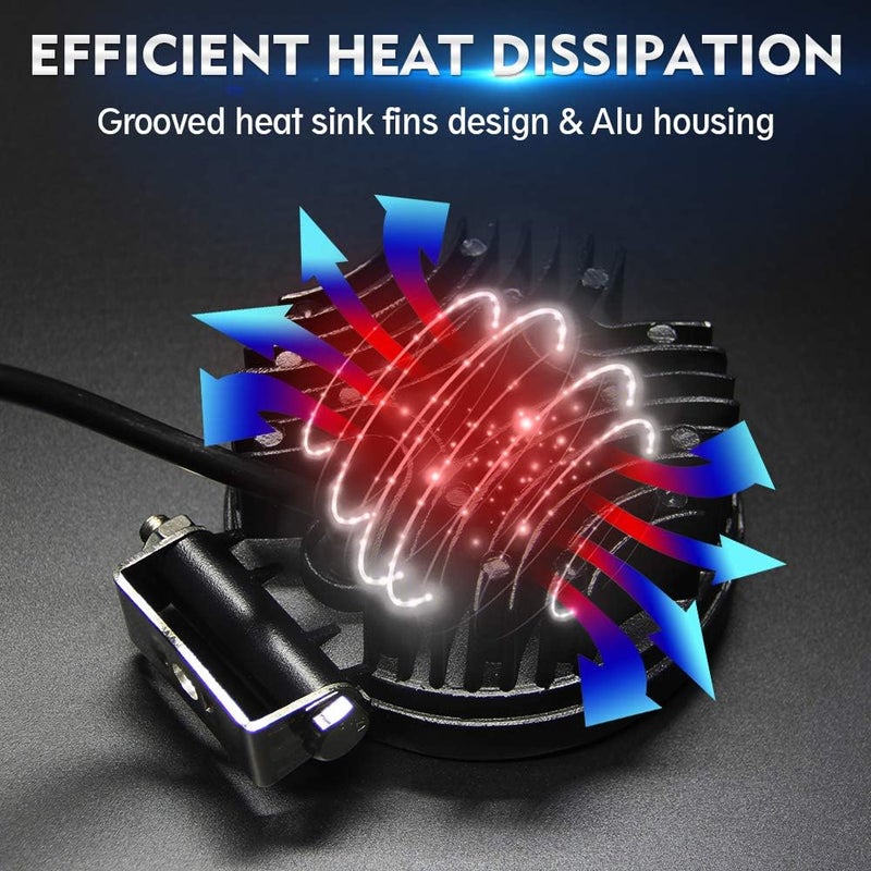 OPP ULITE 27W LED Work Light Offroad Flood Beam Waterproof Driving Lamp 12V 24V for Car Truck Boat SUV ATV 4WD - Image 4