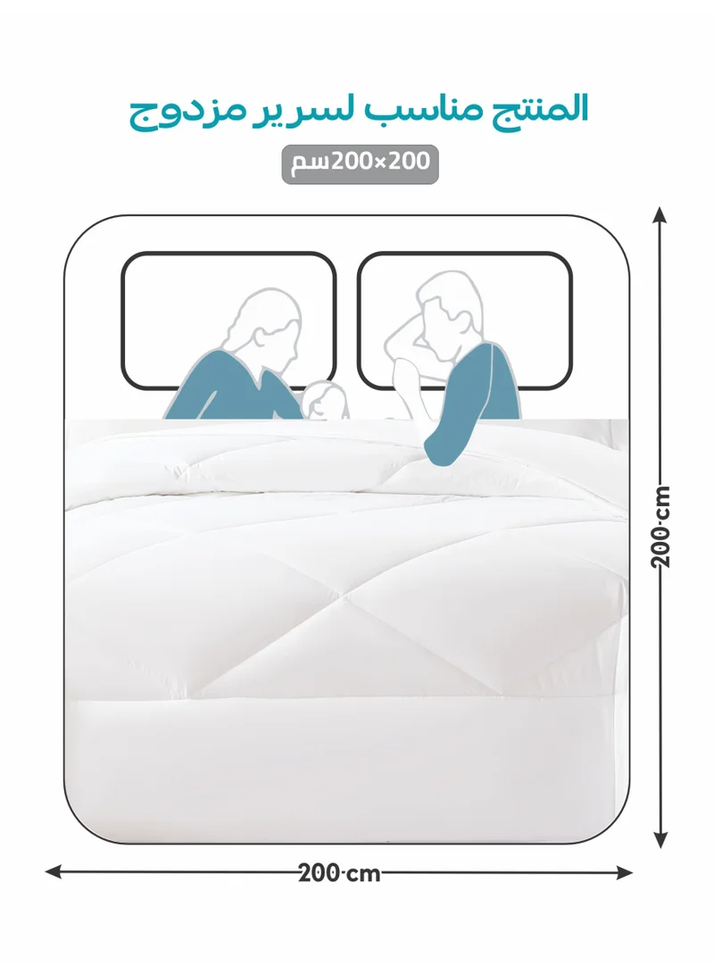 دوناتيلا طقم سرير متكامل – 11 قطعة (مقاس كينج)، يشمل طقم لحاف 6 قطع، 1 لباد مريح، 4 مخدات أساسية.