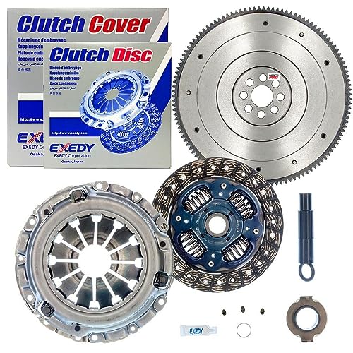 ClutchMax Exedy Clutch Kit KHC10 with ClutchMaxPRO Flywheel Replacement for 2002-2015 Accord Civic Si Acura CSX ILX RSX TSX K20 K24 2.0L 2.4L (CPKHC10-FW167208-EK) - Image 1