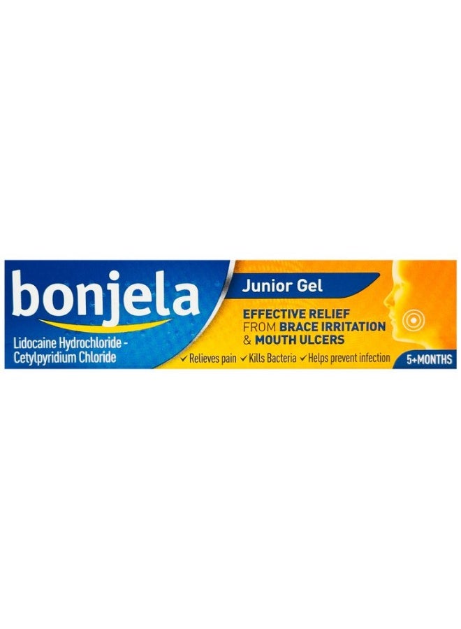 Bonjela - Junior Gel for Brace Irritation & Mouth Ulcers, 5+ Months, 15g