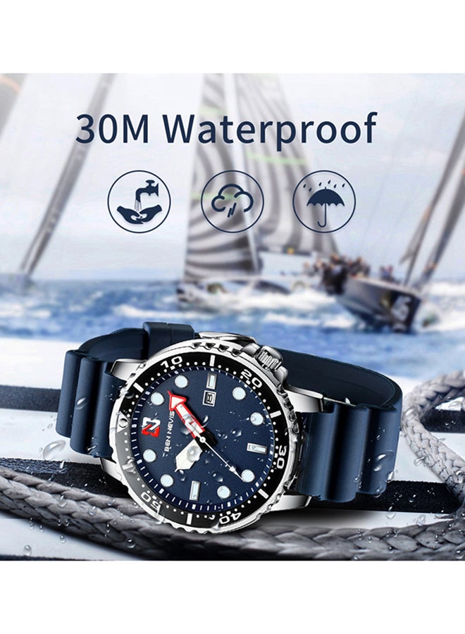 BEN NEVIS Waterproof Quartz Wrist Watch for Men - BN3010G-BlueBlack - Image 5