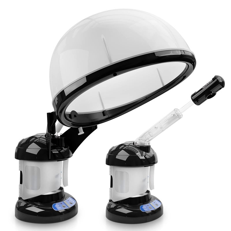 Kingsteam Hair Steamer Kingsteam 2 in 1 Ozone Facial Steamer, Design for Personal Care Use at Home or Salon Barber - Image 1