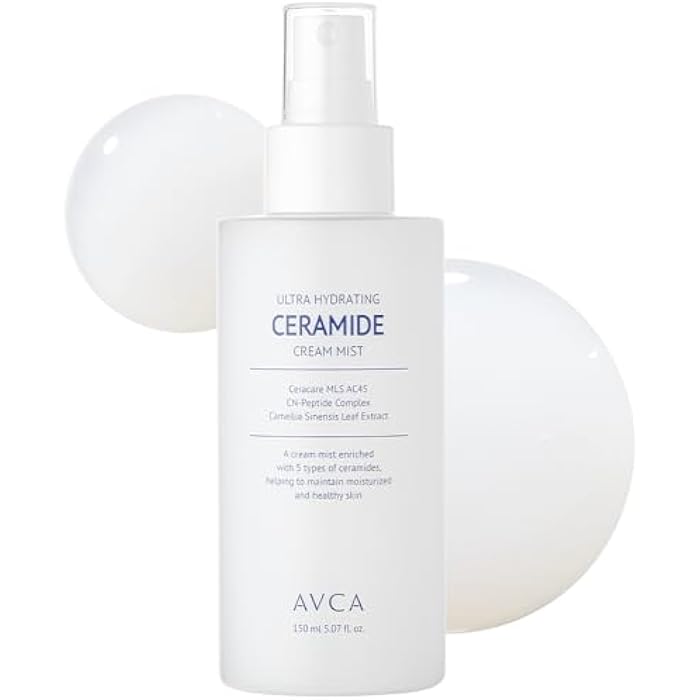 AVCA Ultra Hydrating Ceramide Cream Mist – Milky Face Mist with 5 Ceramides for Deep Moisture, Soothing & Dewy Glow, Lightweight Moisture-Boosting Facial Spray for All Skin Types (5.07 fl oz) - Image 1