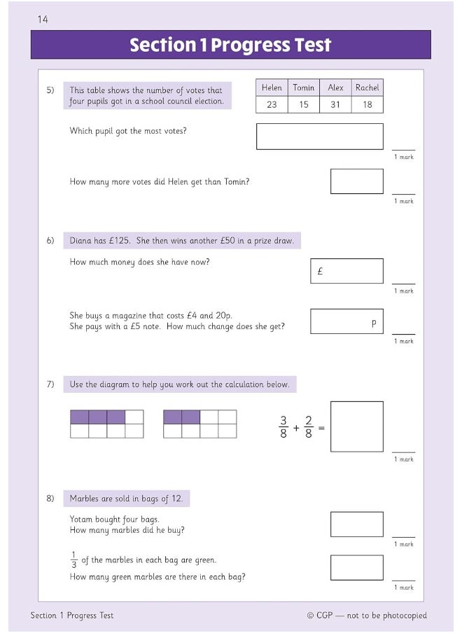 null - KS2 Maths Year 3 Mental Arithmetic Targeted Question Book (includes Online Answers & Audio Tests) - Image 1