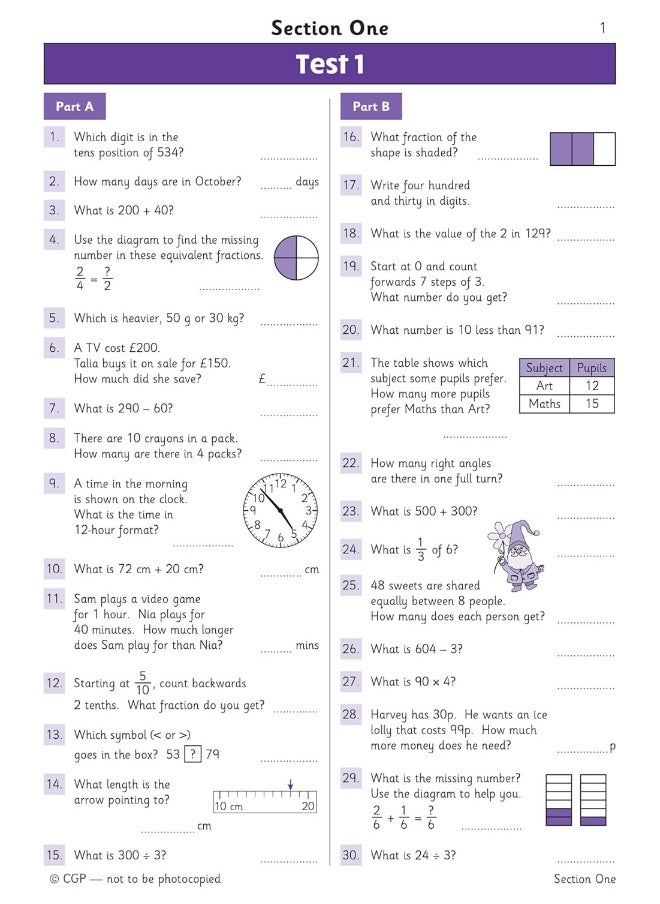 null - KS2 Maths Year 3 Mental Arithmetic Targeted Question Book (includes Online Answers & Audio Tests) - Image 1