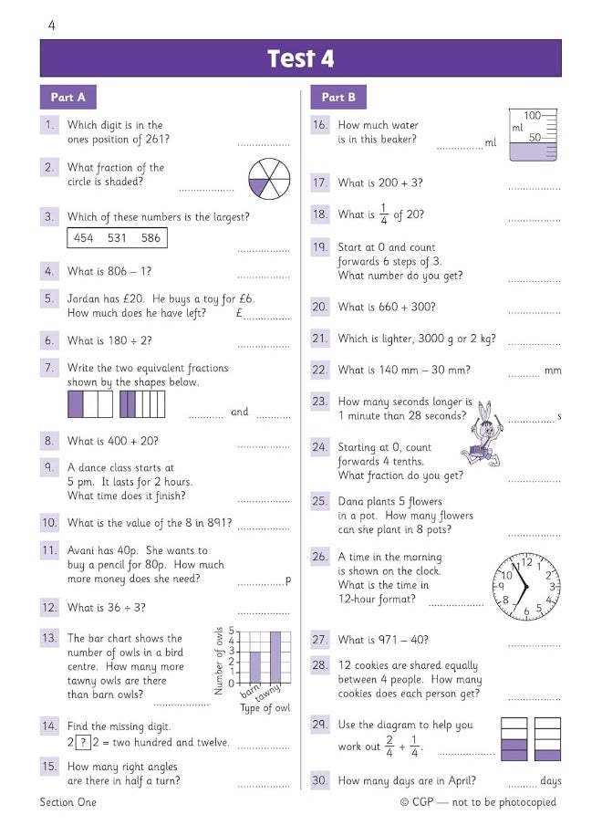 null - KS2 Maths Year 3 Mental Arithmetic Targeted Question Book (includes Online Answers & Audio Tests) - Image 1