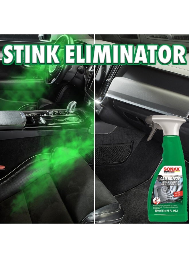 Sonax Car Breeze (500 Ml) - NEUtralises And Eradicates Unpleasant Odours Such As Smoke, Animal Smells, Perspiration - Image 4